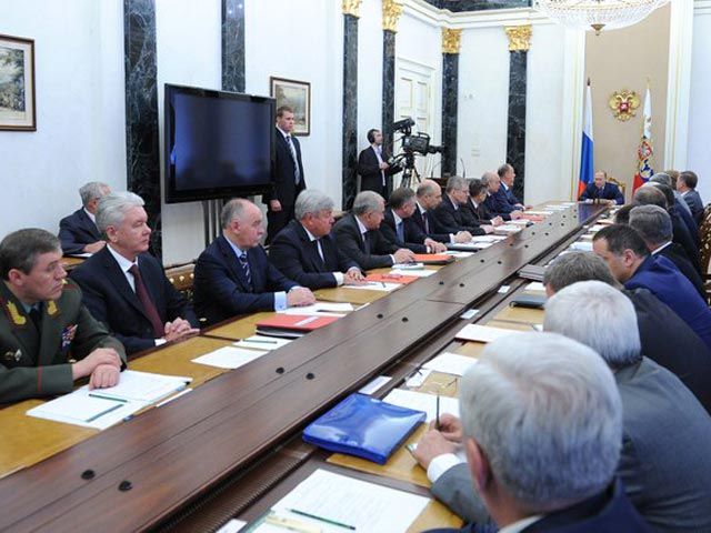 Заседание Совета Безопасности, 22 июля 2014 года. Фото: Пресс-служба Президента России