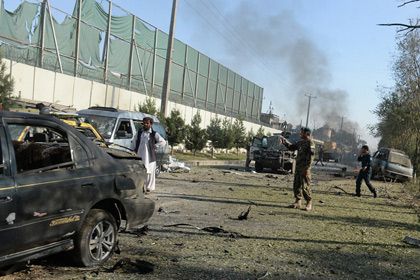 Взрыв в Кабуле, 16 сентября 2014 года. Фото: AFP