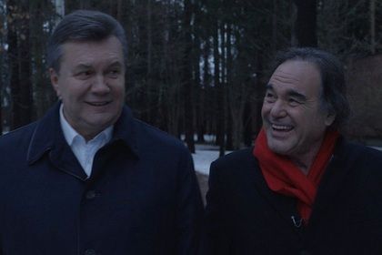 Виктор Янукович и Оливер Стоун. Фото: личная страница Оливера Стоуна в Facebook