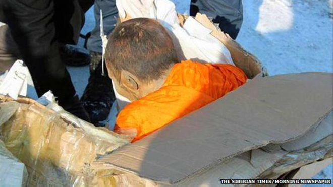 Мумифицированное тело монаха было найдено в центральной части Монголии