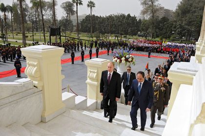 Владимир Путин в Египте. Фото: РИА Новости