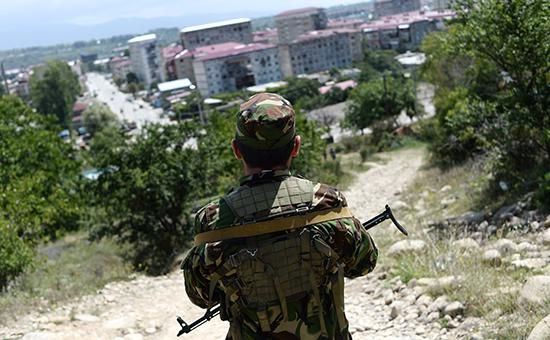 Вид на город Цхинвал в Южной Осетии. Фото: ТАСС  