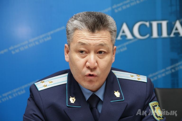 Прокурор Атырауской области Бауыржан САУГАБАЕВ