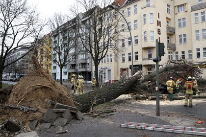 Последствия урагана в Берлине. Фото: Reuters