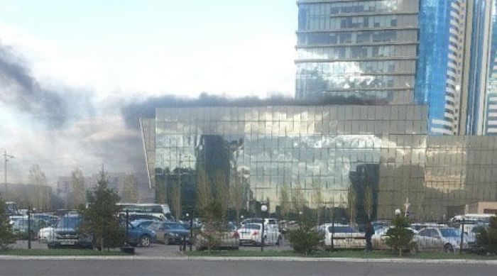 Astana Media Center caught fire, 800 evacuated