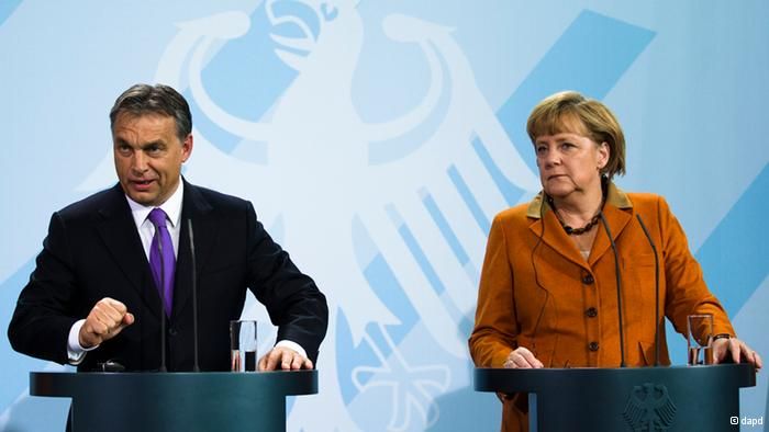 Merkel's cavalry and Orban's tanks occupy touchy territory