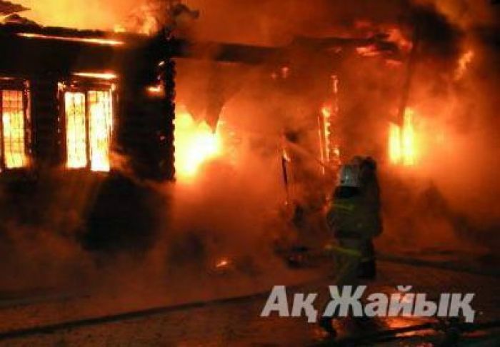 Dormitory in Tengiz burned down