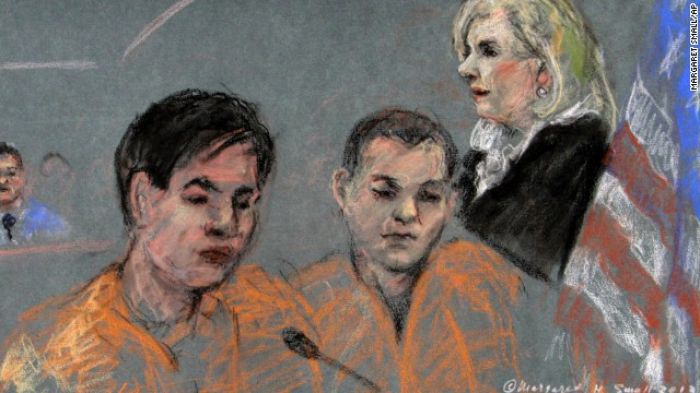 2 friends of Boston bombing suspect from Kazakhstan plead not guilty