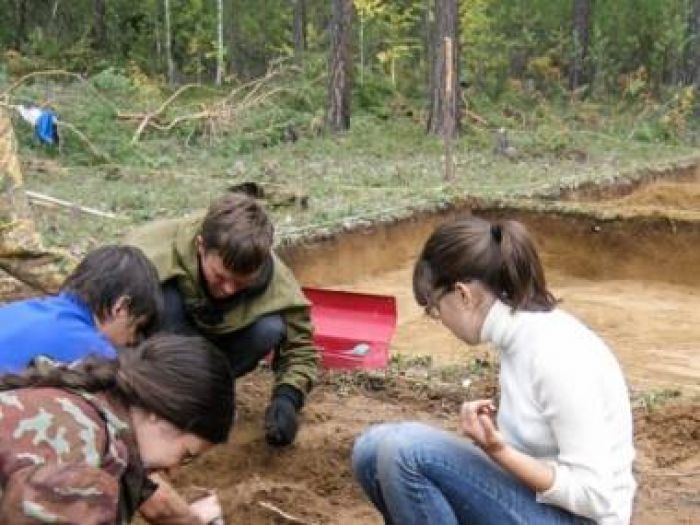  International archeological expedition in Pavlodar