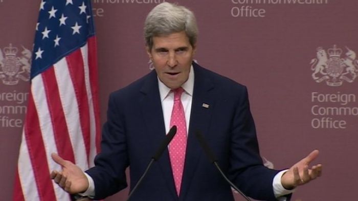 Syria conflict: Kerry says bigger risk not taking action