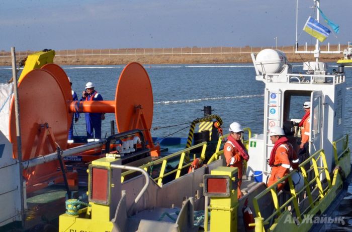 North Caspian Oil Spill Response Base: We can encircle and destroy