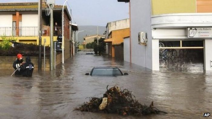 Sardinia hit by deadly Cyclone Cleopatra and floods
