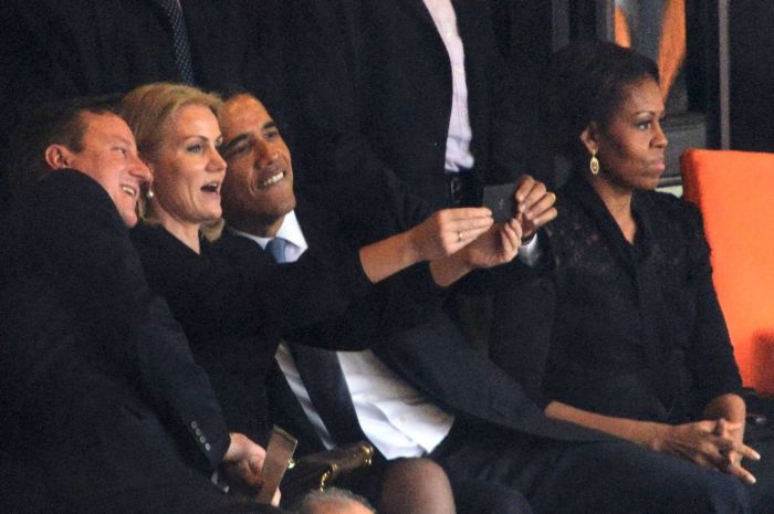 David Cameron explains selfie with Obama and Helle Thorning-Schmidt at Mandela Memorial