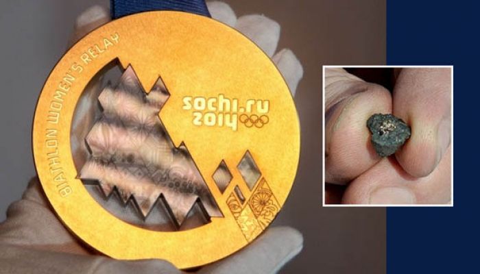 Meteor-encrusted medals up for grabs at Sochi 2014