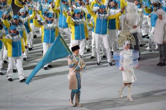 Kazakhstan was among best dressed Olympic nations in Sochi Opening Ceremony (Photos)