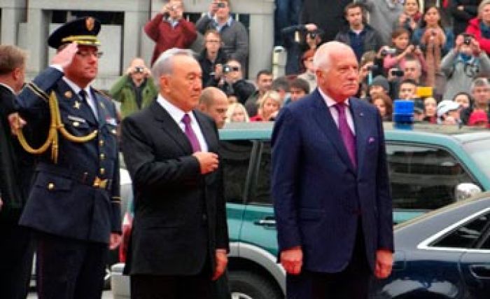 Nazarbayev paying first visit to Czech Republic over the years of independence