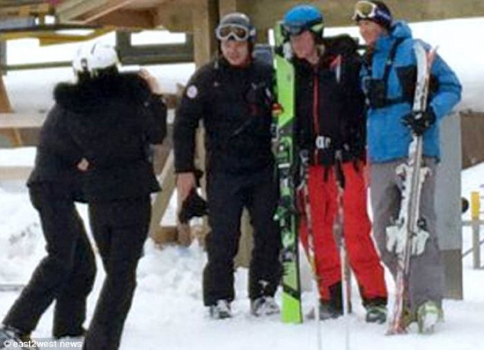 Prince Harry and Cressida hit the slopes in Kazakhstan