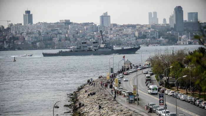 US destroyer Donald Cook enters Black Sea amid Ukraine tension (VIDEO)