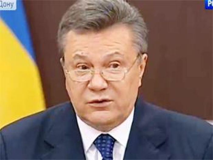 Ukraine's ousted president puts blame on CIA