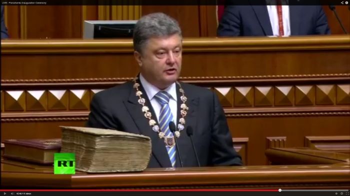 Petro Poroshenko is sworn in as president of Ukraine (inauguration live)