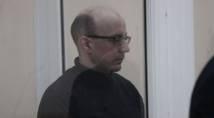 Peter Baruch appeared before the court in Uralsk