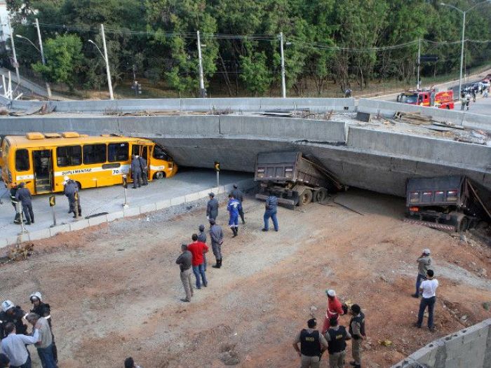 Flyover collapses in Brazil World Cup host city