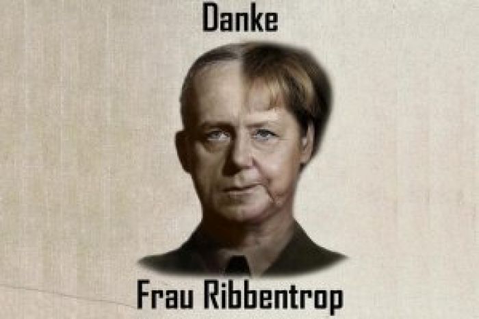 Angela Merkel's Facebook page spammed by pro Ukrainians- "Frau Ribbentrop"