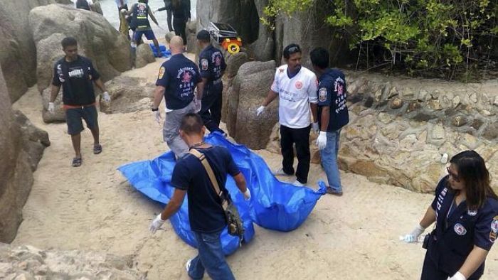 British tourists bludgeoned to death on Thailand beach