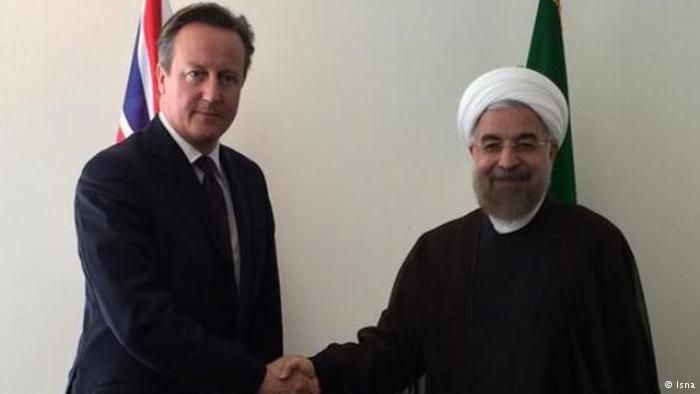 Cameron holds historic meeting with Iran's Rouhani