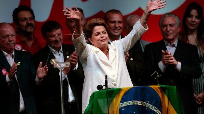Brazil re-elects president Dilma Rousseff