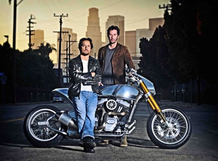 Keanu Reeves launches his first motorcycle
