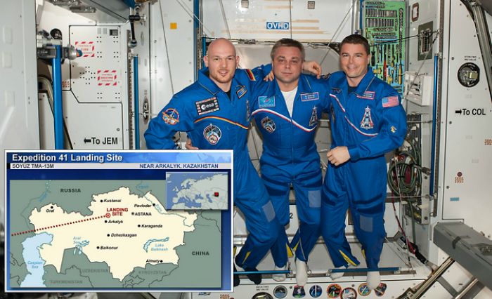 Space Station Crew Returns to Earth, Lands Safely in Kazakhstan