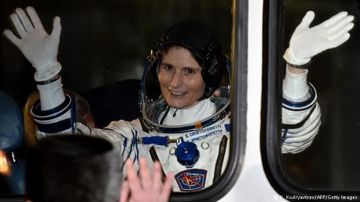 Italy's first female astronaut heads to ISS in Russian craft