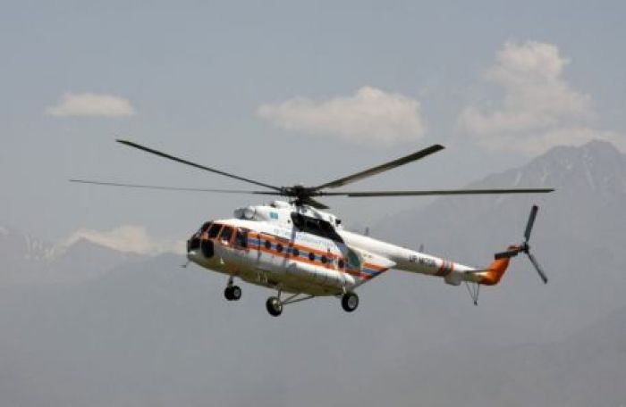 Helicopter with eight on board missing in Almaty region