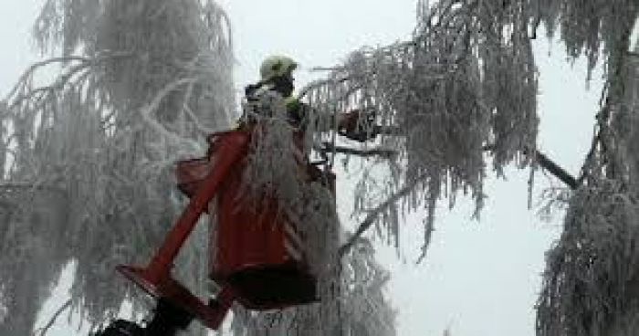 Ice and winds cause havoc in east and central Europe