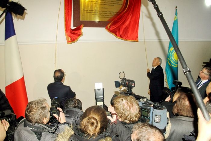 Nazarbayev, Hollande unveiled Sorbonne Institute Kazakhstan in Almaty