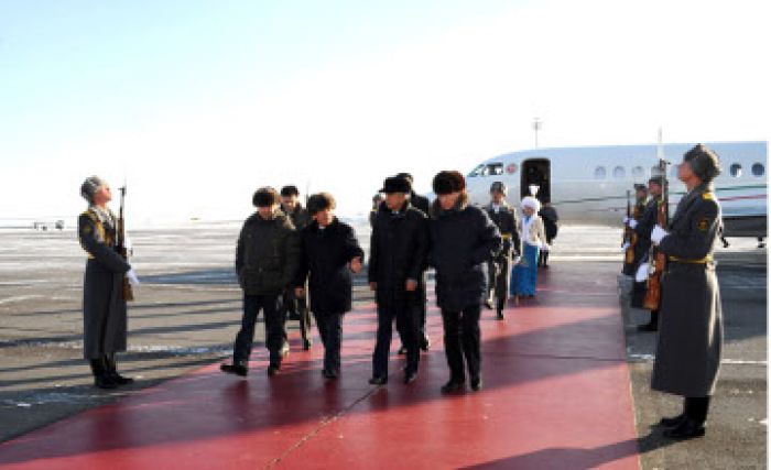 Tatarstan President R.Minnikhanov arrives in Kazakhstan