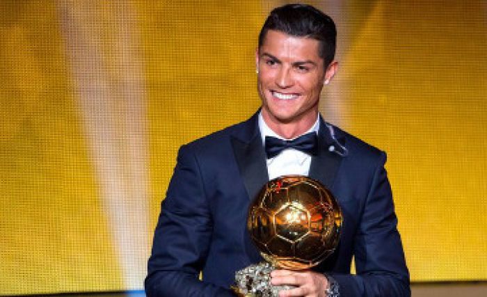 Cristiano Ronaldo named world player of year