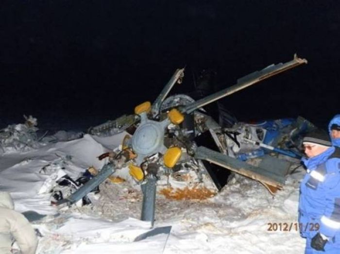 Wreckage of missing MI-8 discovered; 8 crew members found dead