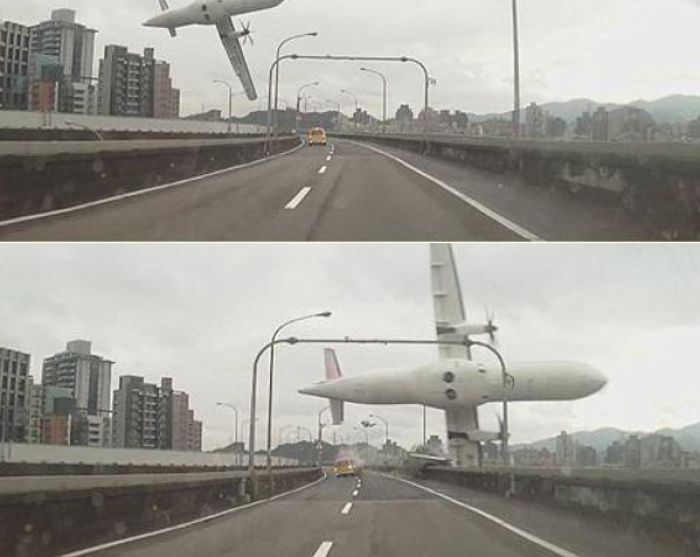 Taiwan TransAsia plane crash lands in river