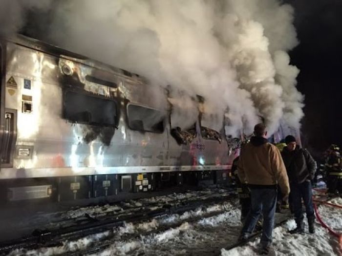 7 dead after NYC commuter train hits SUV stuck on tracks