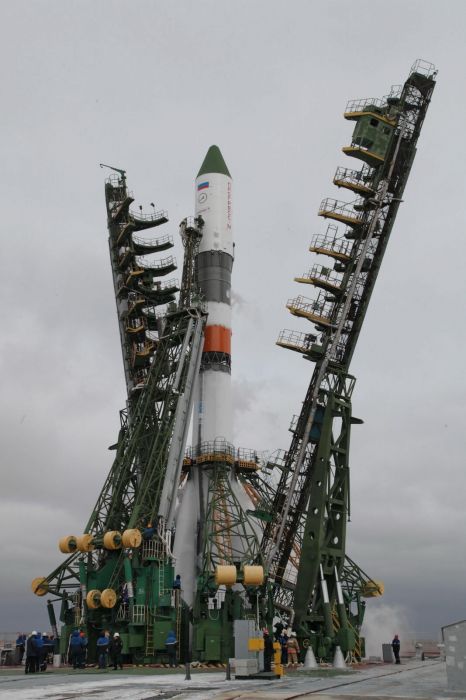 Russian rocket carrier with cargo spaceship launched from Kazakhstan's Baikonur