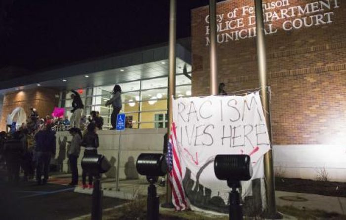 Two Police Officers Shot In Ferguson Amid Protests Outside Police Department