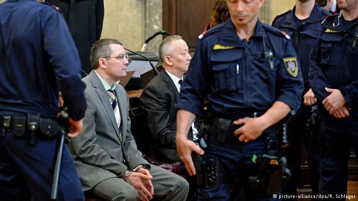 Two men accused in Kazakh banker murders go on trial in Vienna