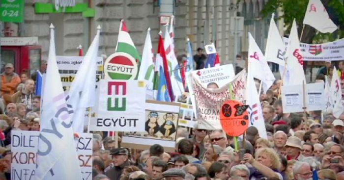 Thousands protest government corruption across Hungary