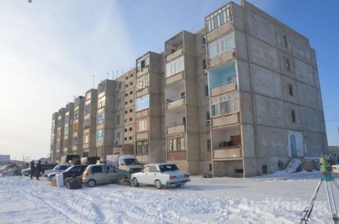 Apartments slumped in Atyrau. No victims. (+video)