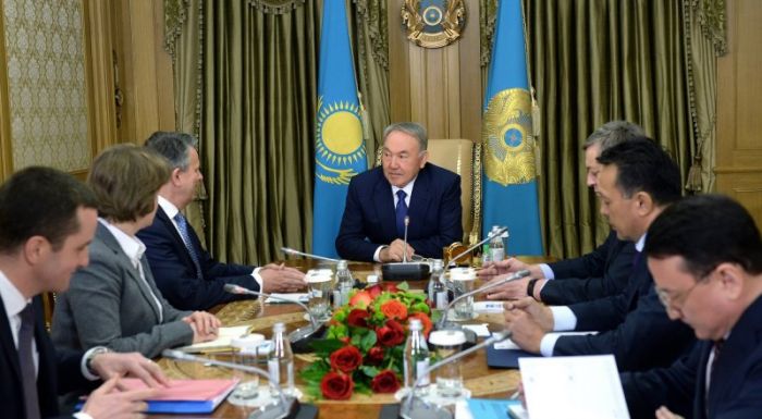 Kazakh president met Shell's Ben van Beurden in Astana