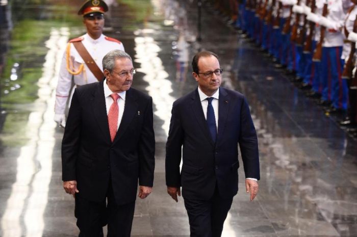 ​French president calls for end to US embargo on Cuba
