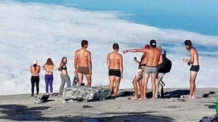 Mount Kinabalu naked photo accused jailed