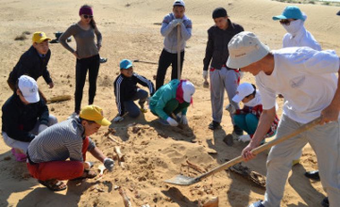 Buried warrior of Oguz period uncovered in Atyrau